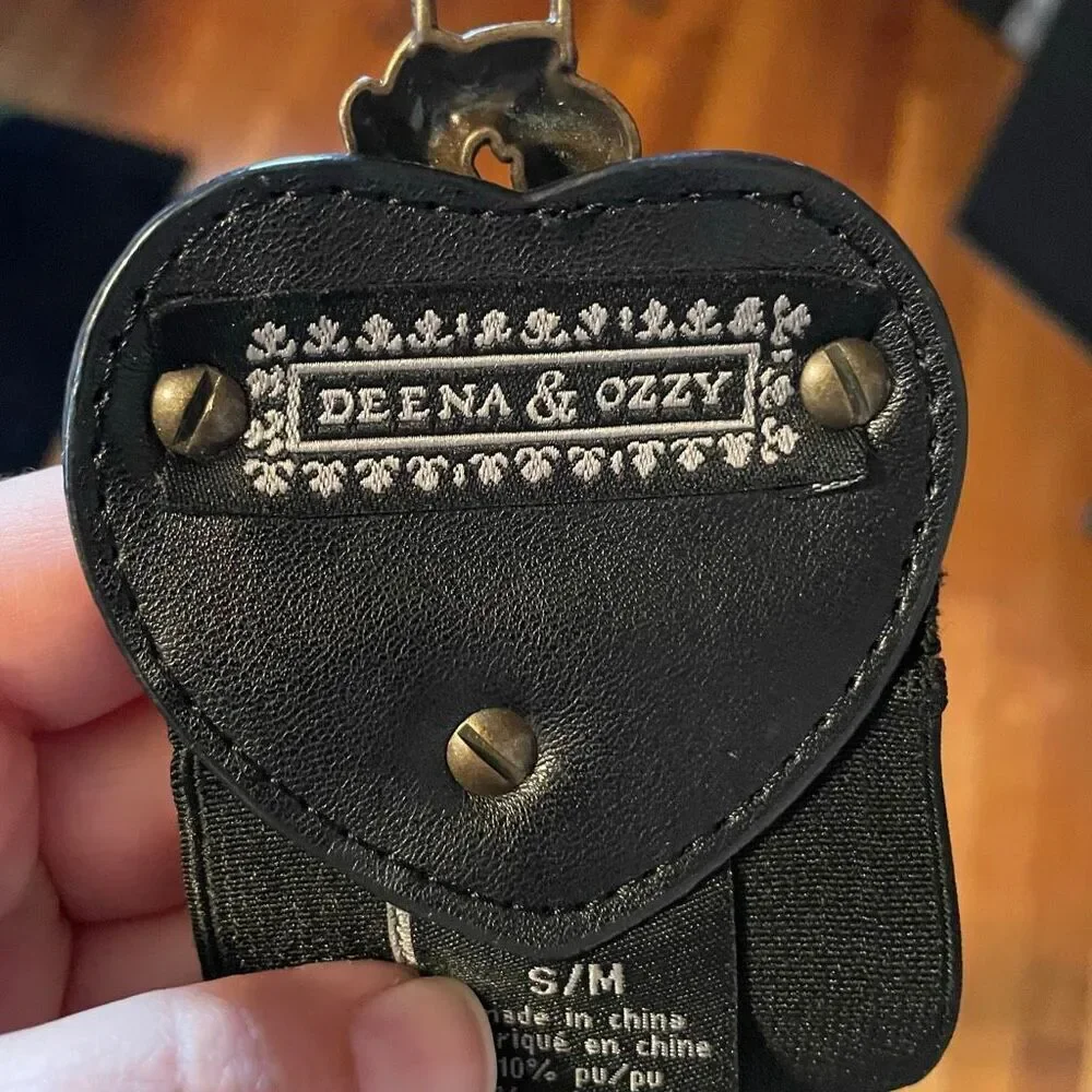 DEENA & OZZY | black & brown stretch belt S/M